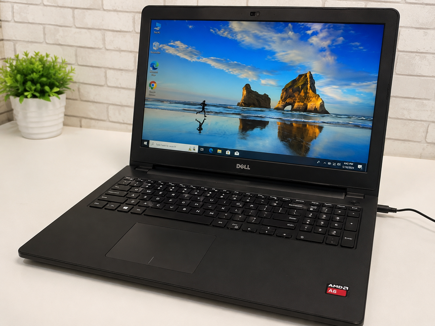 Dell Inspiron 3541 Laptop | AMD A6 Processor | 8GB RAM | 512GB HDD | 15.6-Inch Touch Display