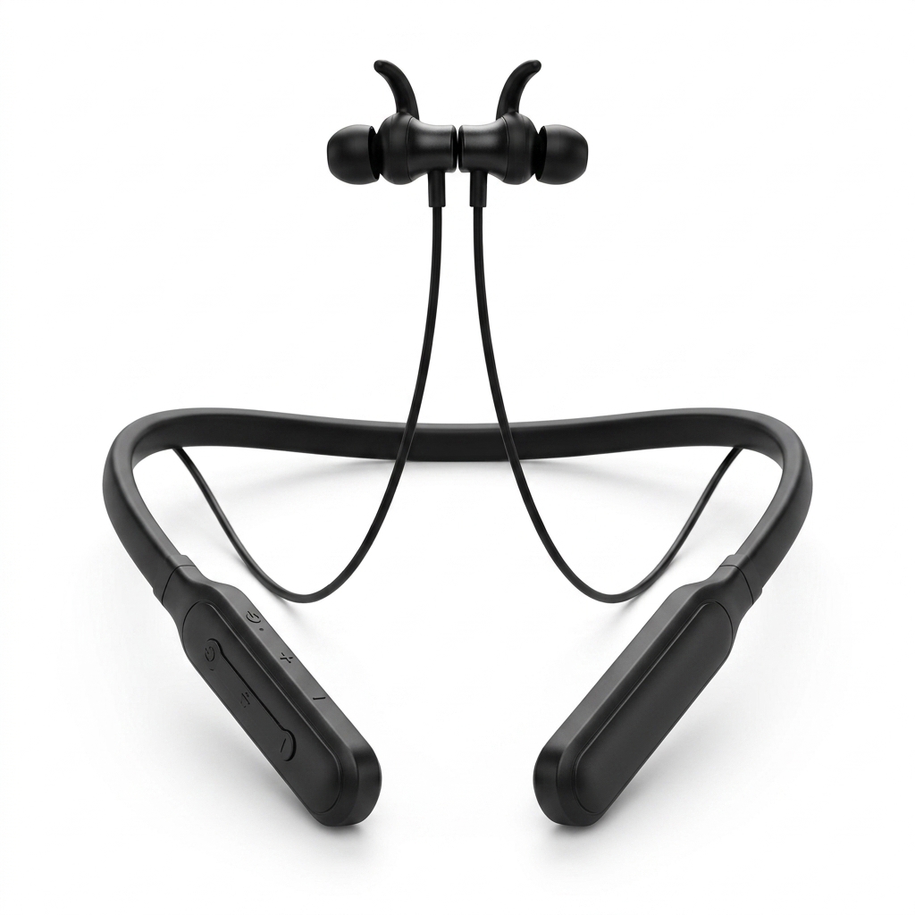 Tanveer Babu Wireless Bluetooth Neckband Earphones | Bluetooth 5.3 | ENC Noise Reduction | 120 Hours Standby
